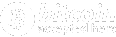 bitcoin accepted here logo